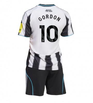 Newcastle United Anthony Gordon #10 Hjemmebanetrøje Børn 2025-26 Kortærmet (+ Korte bukser)